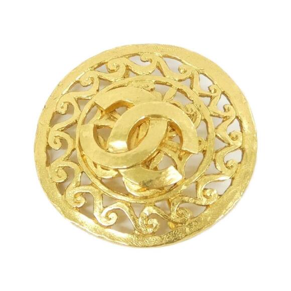 CHANEL Authentic Gold Brooch